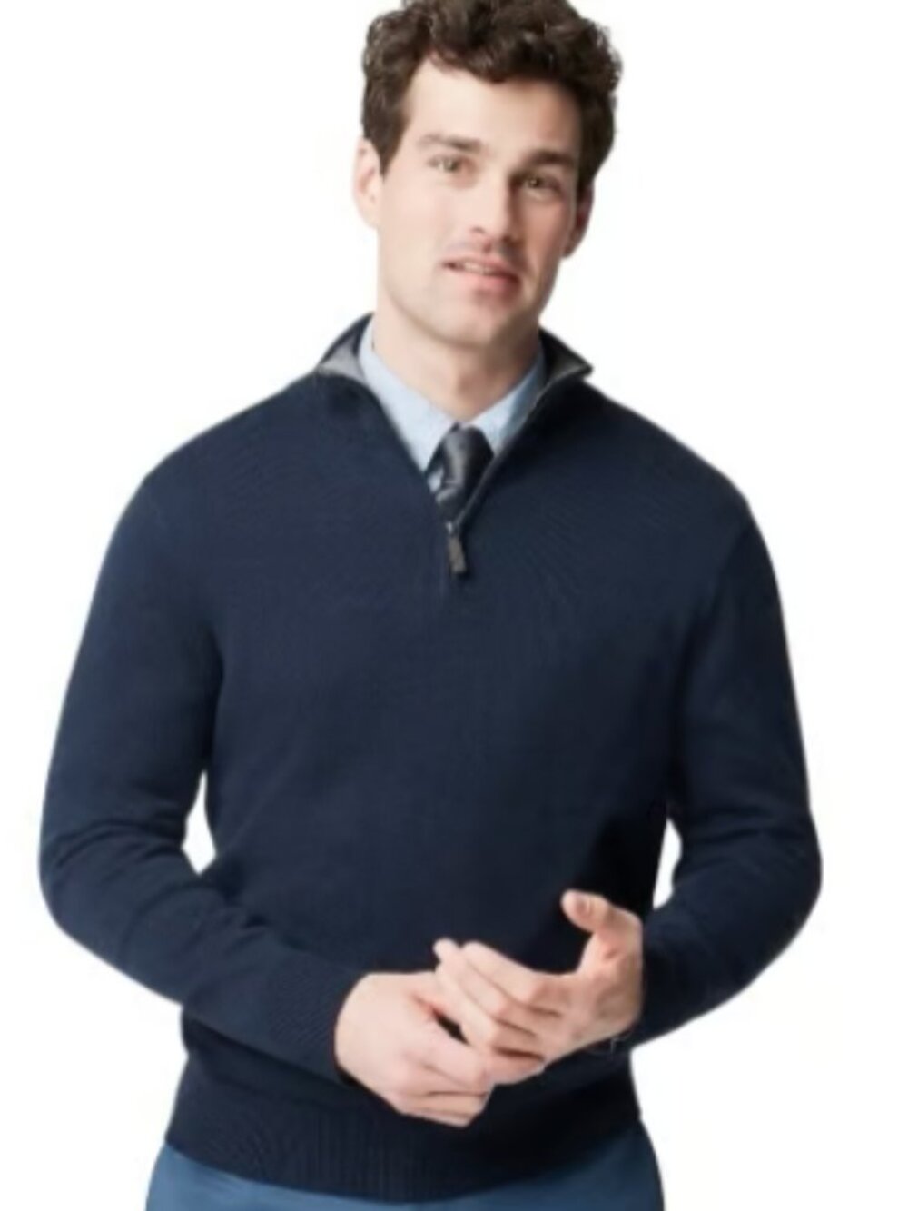 J.Crew Factory 100% Cotton Quarter Zip Sweater